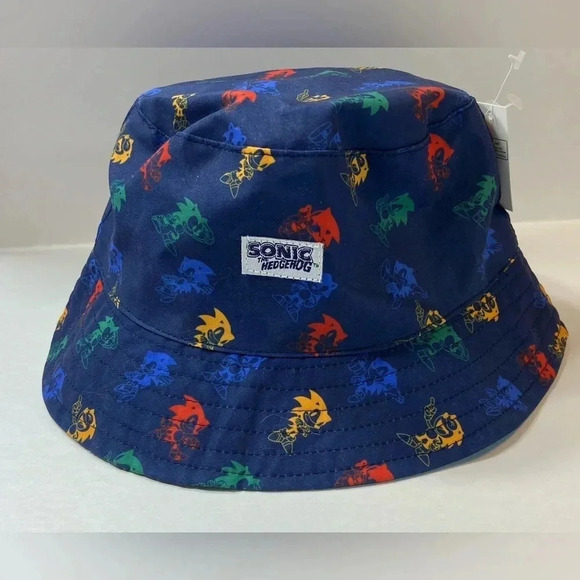 Sonic the Hedgehog  - Kids Bucket Hat - BNWT 🔵🟠🔴 - Picture 2 of 7